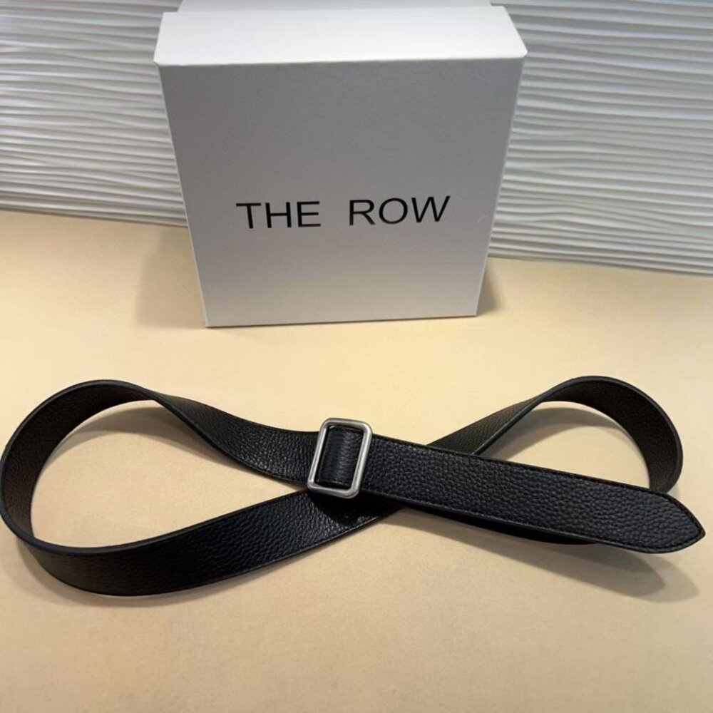 The Row Brown Leather Belt Timeless Accessory - Picture 2 of 7